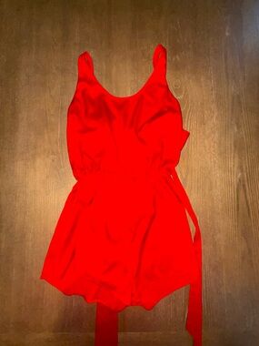 Victoria Secret | Red Sleeveless Romper | Sleepwear | Size Small